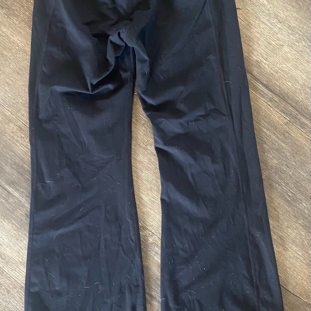 Fabletics PureLuxe High-Waisted Strappy Flare - Black - L